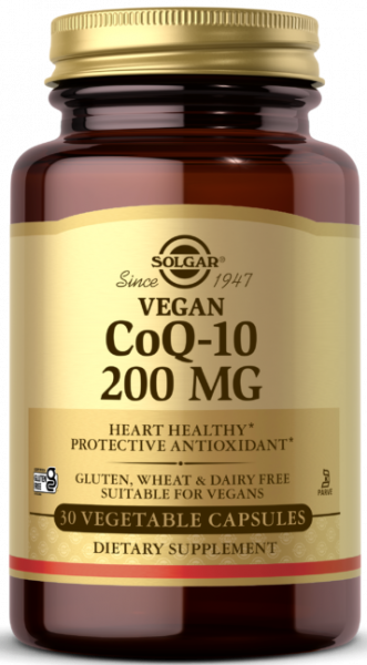 Solgar CoQ-10 VEGAN 200 мг 30 капсул