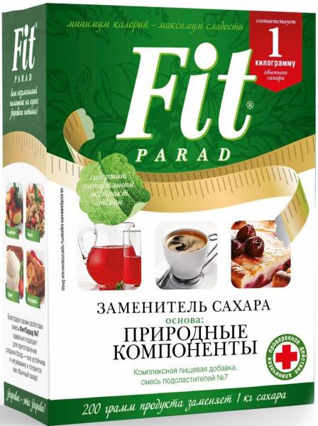 FitParad Заменитель сахара №7 200 грамм