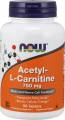 NOW Acetyl-L-Carnitine 750 mg 90 таблеток