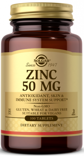 Solgar Zinc 50 мг 100 таблеток