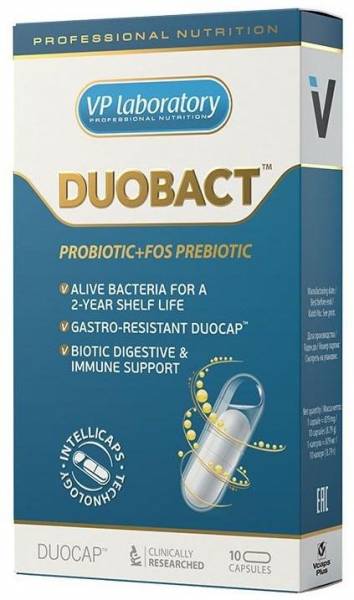 VPLAB Duobact 10 капсул
