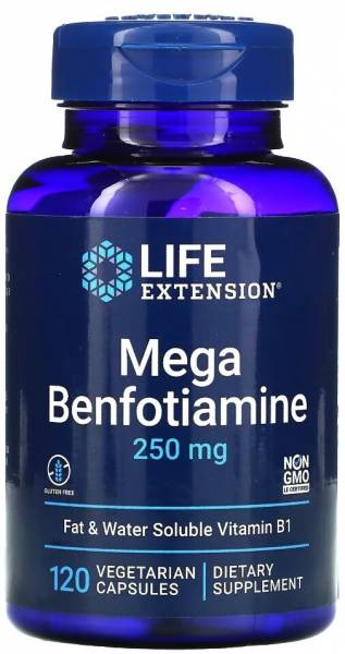 Life Extension Mega Benfotiamine 250 mg 120 vegcaps