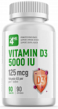 4Me Nutrition Vitamin D3 5000 МЕ 90 таблеток