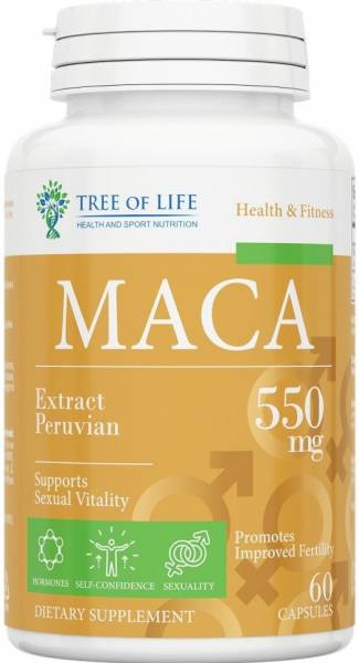 Tree of Life MACA 550 mg 60 капсул