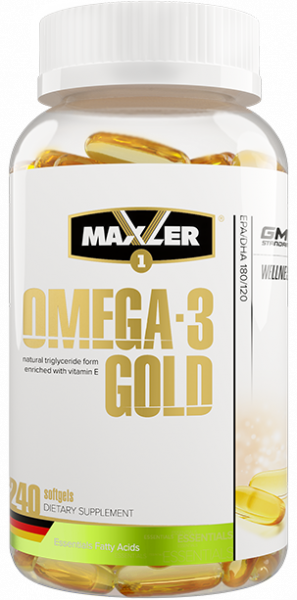 Maxler Omega-3 Gold 240 капсул