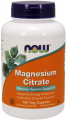 NOW Magnesium Citrate Veg Capsules 120 капсул