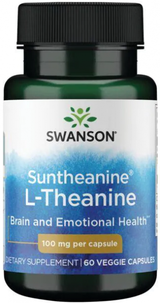 Swanson Suntheanine L-Theanine (L-теанин) 100 мг 60 капсул