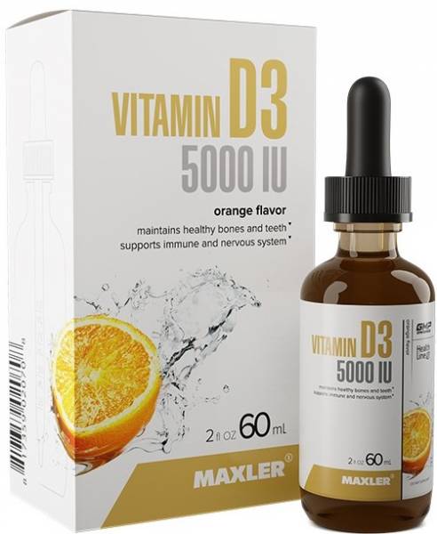 Maxler Vitamin D3 5000 IU 60 мл