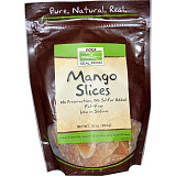 NOW Mango Slices (Сушеный манго) 284 грамма
