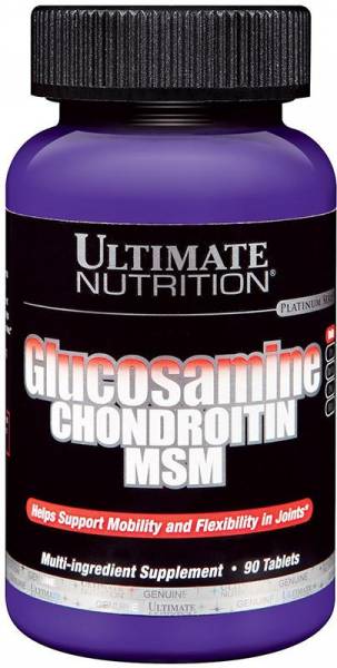 Ultimate Nutrition Glucosamine Chondroitin MSM 90 таблеток