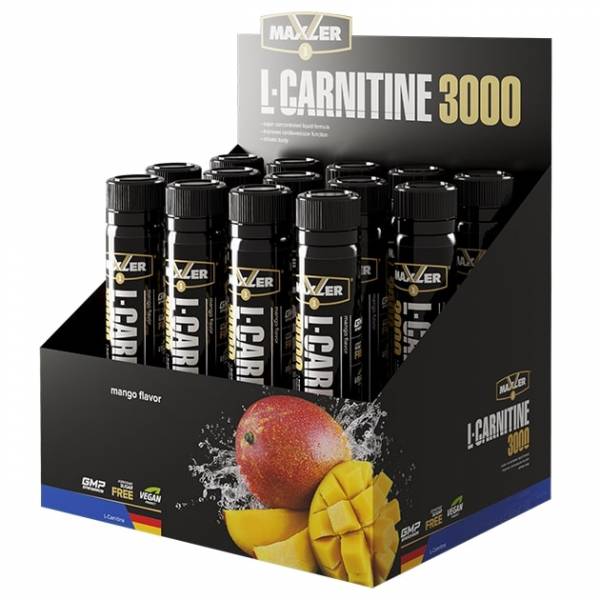 Maxler L-Carnitine Comfortable Shape 3000 14 ампул по 25 мл