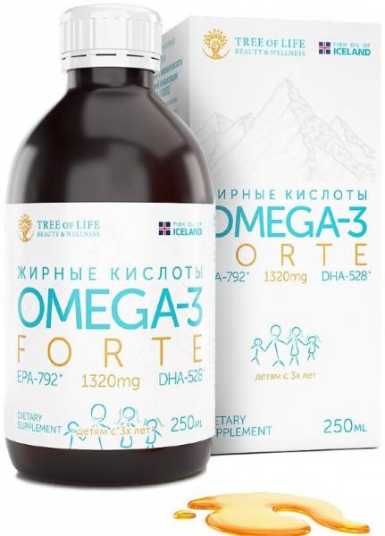 Tree of Life Omega-3 forte 250 мл