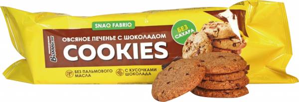Bombbar SNAQ FABRIQ Печенье овсяное 180 грамм