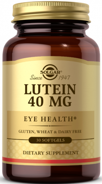Solgar Lutein 40 mg Softgels 30 капсул