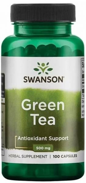 Swanson Green Tea 500 mg 100 капс