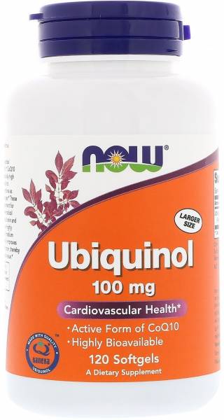 NOW Ubiquinol 100 мг 120 капсул