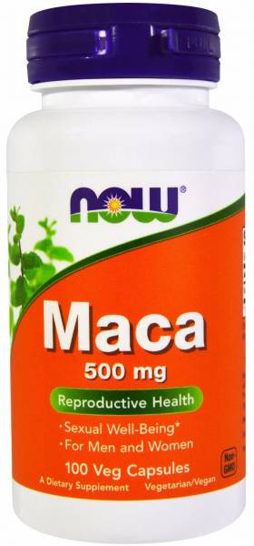 NOW Maca 500 мг 100 капсул
