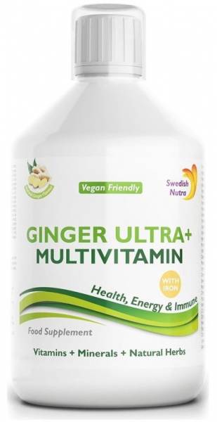 Swedish Nutra Ginger Ultra + Multivitamin 500 мл.