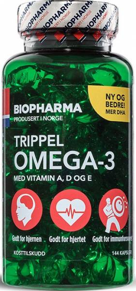 Biopharma Trippel Omega-3 144 капсулы