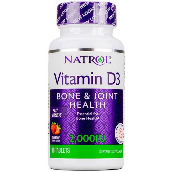 Natrol Vitamin D3 2000 IU 90 таблеток