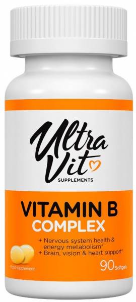 VPLAB UltraVit Vitamin B complex 90 капсул