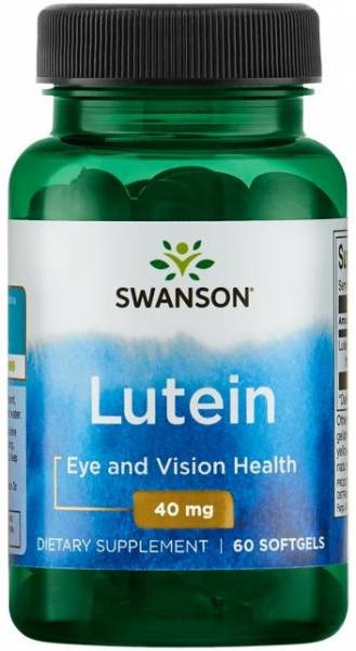 Swanson Lutein 40 мг 60 капсул