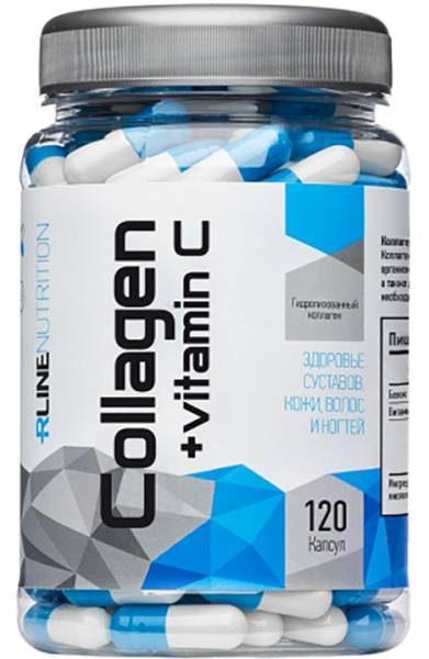 RLine Collagen + vitamin C 120 капсул