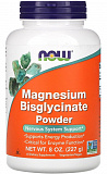 NOW Magnesium Bisglycinate Powder (Магний бисглицинат) 227 грамм