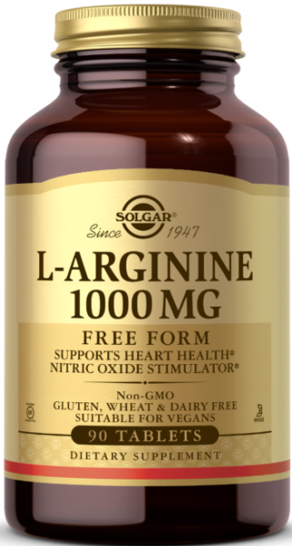 Solgar L-Arginine 1000 mg Tablets 90 таблеток