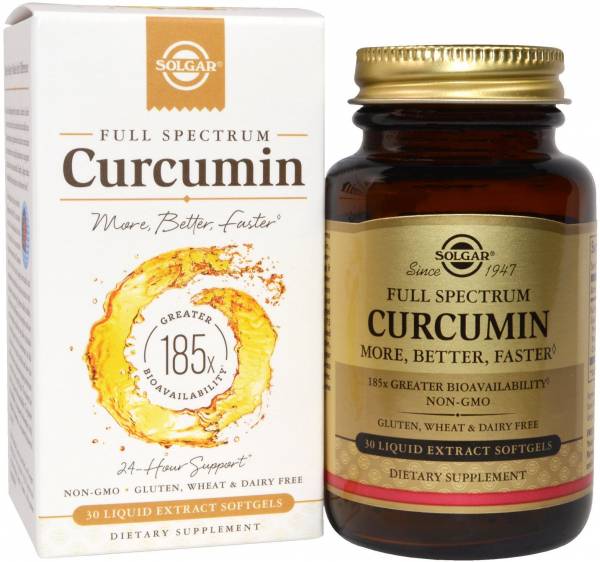 Solgar Full Spectrum Curcumin 30 капсул