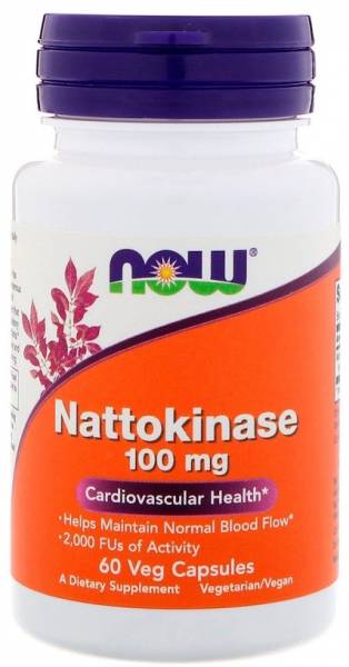 Now Nattokinase (Наттокиназа) 100 мг 60 капсул