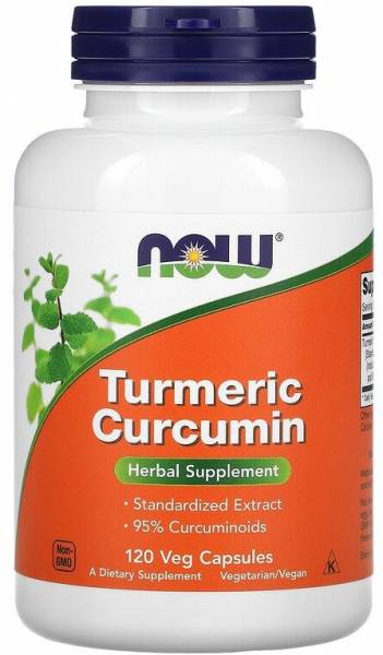 NOW Turmeric Curcumin (Куркумин) 120 капсул