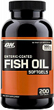 Optimum Nutrition Enteric Coated Fish Oil Softgels 200 капсул