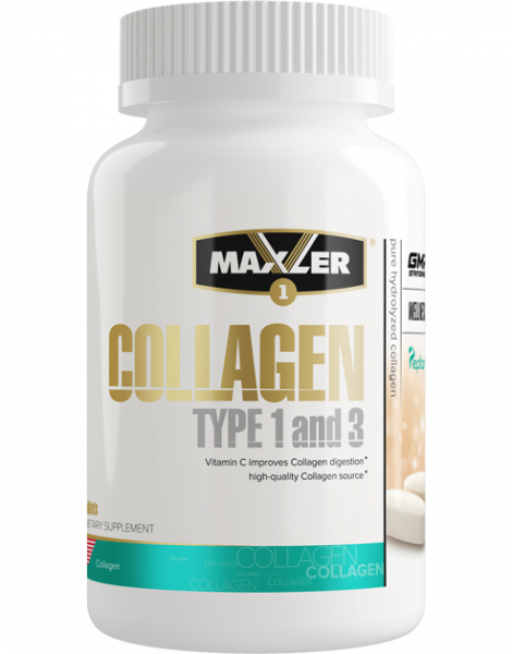 Maxler Collagen type 1 and 3 90 таблеток