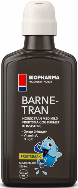 Biopharma Barne Tran Omega-3 250 мл для Детей 250 мл
