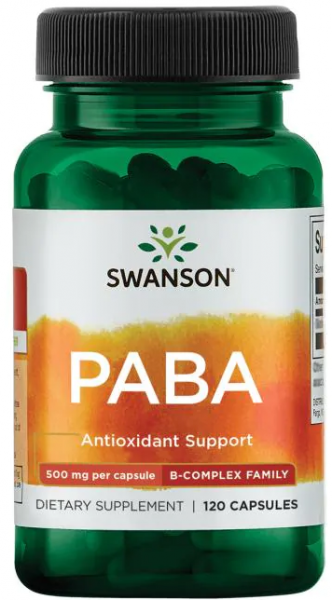 Swanson PABA 500 mg 120 капсул