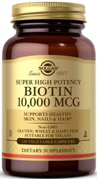 Solgar Biotin 10000 mcg Vegetable Capsules 120 капсул