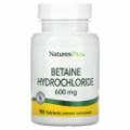 Nature's Plus Betaine Hydrochloride 600 mg 90 таб.