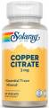 Solaray Copper Citrate 2 мг (Медь цитрат) 60 капсул