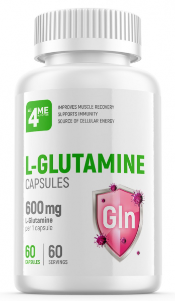 4Me Nutrition L-Glutamine 60 капсул