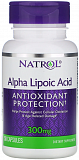 Natrol Alpha Lipoic Acid 300 mg 50 капсул