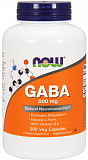 NOW GABA 500 мг 200 капсул