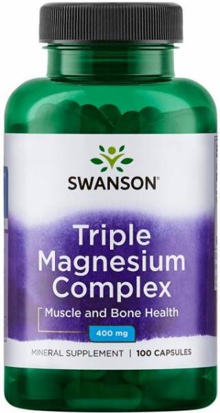 Swanson Triple Magnesium Complex 400 мг 300 капсул