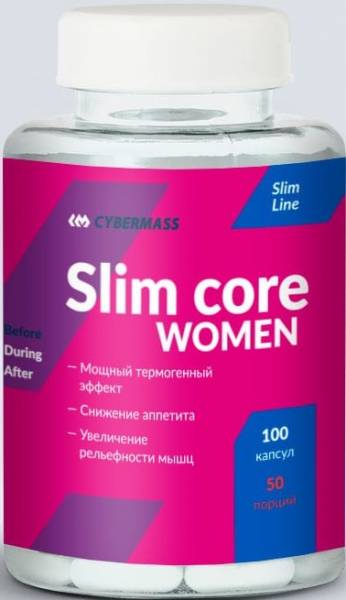 Cybermass Slim core women 100 капсул