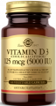 Solgar Vitamin D3 5000 IU Softgels 100 капсул
