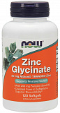 NOW Zinc Glycinate 30 мг 120 софт.капсул