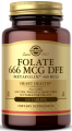 Solgar Folate 666 MCG DFE (Metafolin 400 мкг) Tablets 100 таблеток