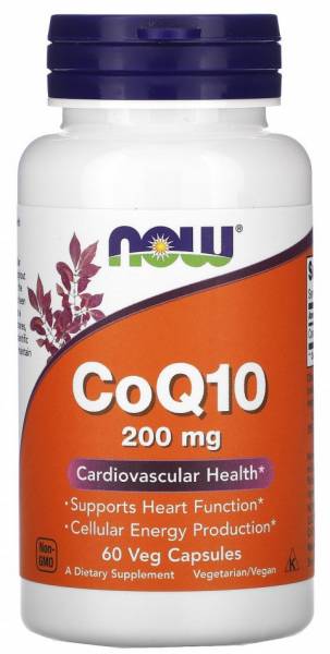 Now CoQ-10 200 mg 60 капсул