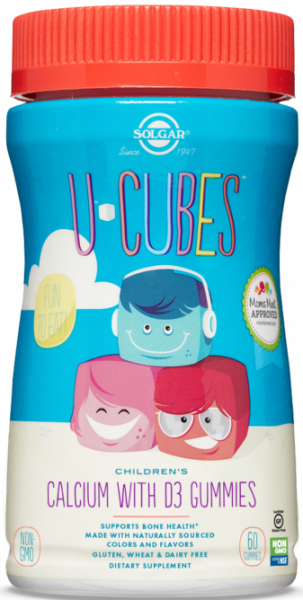 Solgar U-Cubes Children’s Calcium with D3 Gummies 120 жевательных конфет