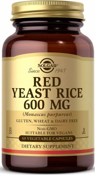 Solgar Red Yeast Rice (Красный дрожжевой рис) 600 мг 60 капсул
